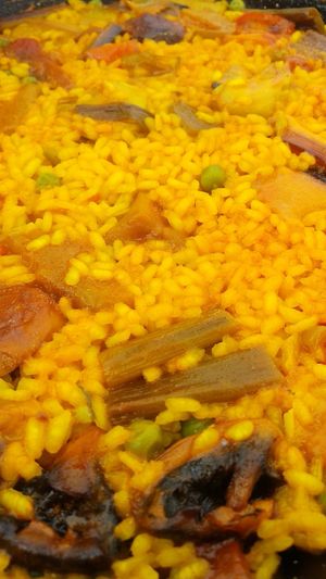 Paella vegana at Antonio's Restaurant in Cartagena