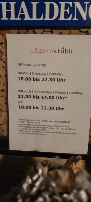  at Laegernstuebli in Boppelsen