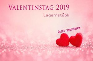 Vegan Valentins day at Laegernstuebli in Boppelsen