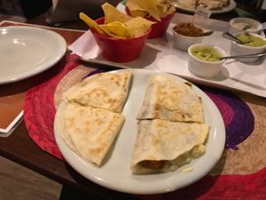 Quesadillas at Nacho Libre in Sao Paulo