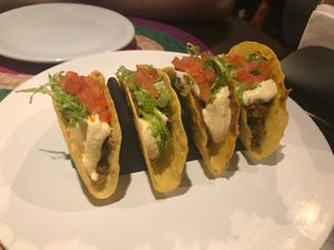 Vegan tacos at Nacho Libre in Sao Paulo