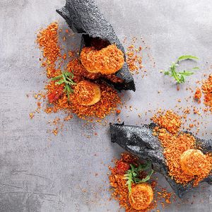 避风塘菌香豆腐 at Lin's Dining Lounge in Beijing