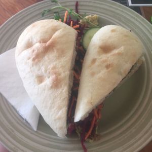 Gardener Wrap at Cafe Nourish Heart and Soul Food in Magnetic Island