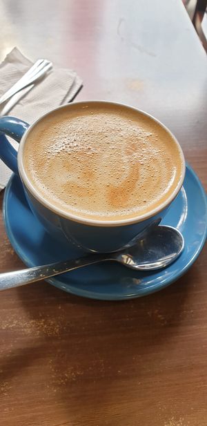Cappuccino at French Bakery in Kathmandu