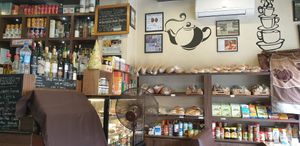 Location at French Bakery in Kathmandu