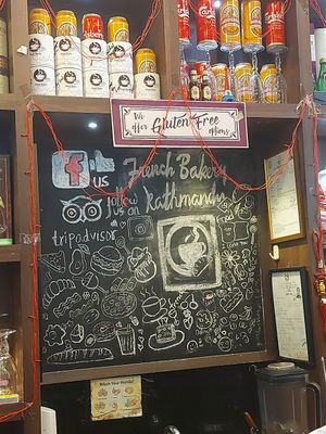  at French Bakery in Kathmandu