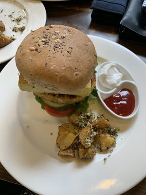   at French Bakery in Kathmandu