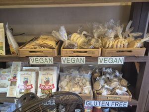 Vegan cookiea at French Bakery in Kathmandu