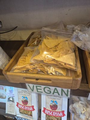 Vegan nachos at French Bakery in Kathmandu