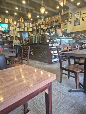 Inside at French Bakery in Kathmandu