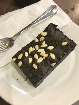 Amazing brownie  at French Bakery in Kathmandu