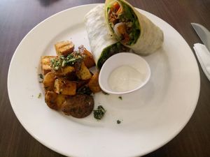 Wrap from heaven at French Bakery in Kathmandu