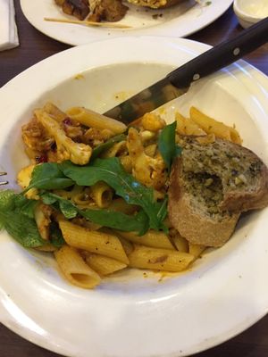 Penne Arrabiata at French Bakery in Kathmandu