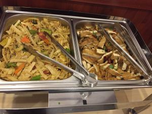 Tofu and bamboo shoots. at Qiānhé Qīngxīn 谦和清心素食 - 温江店 in Chengdu