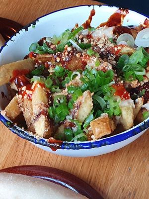 Loaded fries (vg) at The Pond in Brighton