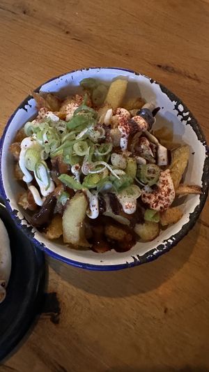 Loaded fries  at The Pond in Brighton