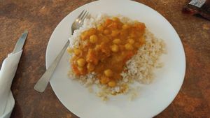 Curry at The Corra Linn in Salou