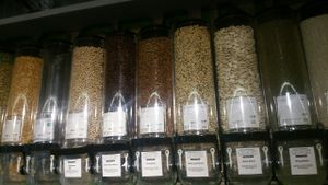 Bean dispensers! at Whole Foods Market - Fulham Broadway in South West London
