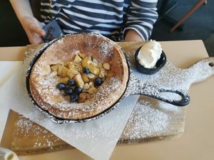 "Dutch baby" at Where The Pancakes Are in South East London