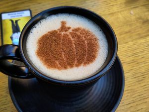 Pumpkin spice latte 🎃 at Where The Pancakes Are in South East London