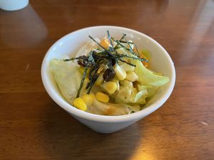 Small salad with set  at Veggie Wonderland in Taichung