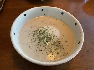 Mushroom soup at Veggie Wonderland in Taichung