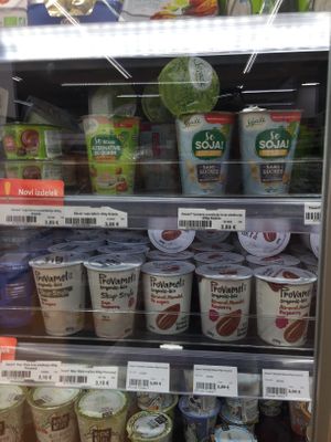 Yogurts at Kalcek - Smartinska in Ljubljana