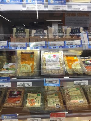 Sayve cheeses at Kalcek - Smartinska in Ljubljana