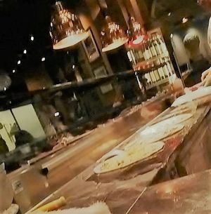 We see the pizzeria kitchen. at Molino Pizzeria Ristorante in Montreux