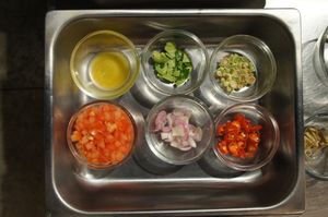 Ingredients for the Eating Thai (raw vegan) workshop at Raw Vegan Workshop - Eating Thai & Spice of India in Kuala Lumpur