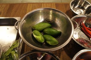 Ingredients for the raw vegan thai dishes at the workshop  at Raw Vegan Workshop - Eating Thai & Spice of India in Kuala Lumpur