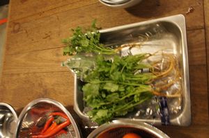 Ingredients for the raw vegan thai dishes at the workshop  at Raw Vegan Workshop - Eating Thai & Spice of India in Kuala Lumpur