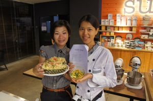 She made these raw vegan Thai dishes at the workshop at Raw Vegan Workshop - Eating Thai & Spice of India in Kuala Lumpur