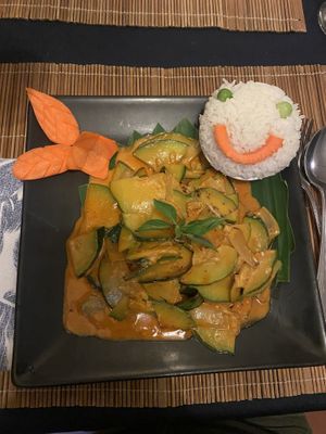   at Bamboo Tree Lao Cooking School and Restaurant in Luang Prabang