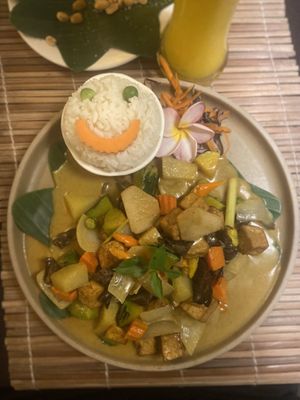   at Bamboo Tree Lao Cooking School and Restaurant in Luang Prabang