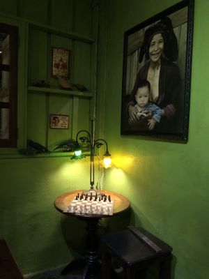   at Big Tree Cafe in Luang Prabang