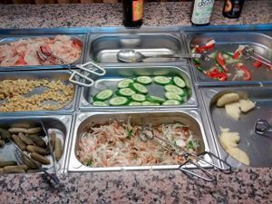 buffet at Orange Verte in Cologne