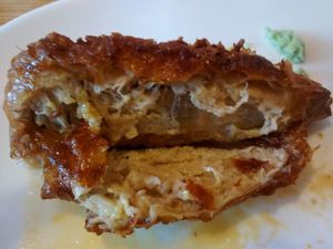 No chicken, amazing texture and taste. at Orange Verte in Cologne