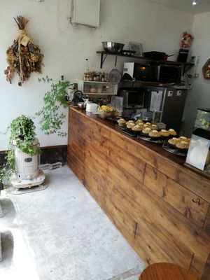 Interior at NY Muffin in Tokyo