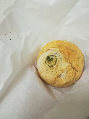 Onion muffin at NY Muffin in Tokyo