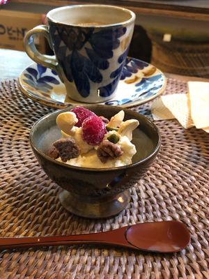 Vegan parfait  at NY Muffin in Tokyo