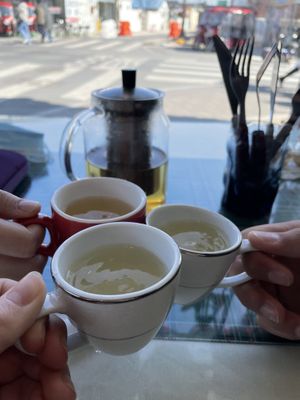 Korea tea the lady gave us for free ♥️♥️  at Cafe Vege Bakery in Gyeongju