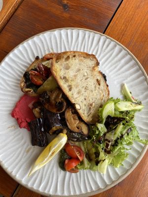 Fresh brunch (9.900 KRW)  at Cafe Vege Bakery in Gyeongju