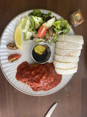 Bean burger   at Cafe Vege Bakery in Gyeongju