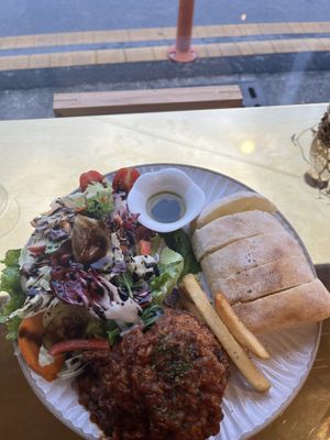 Bean burger    at Cafe Vege Bakery in Gyeongju