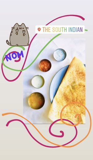 Masala dosa 😋  at The South Indian - Vesterbrogade in Copenhagen