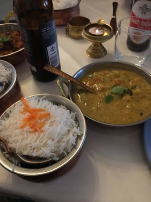 Vegan corma at The South Indian - Vesterbrogade in Copenhagen
