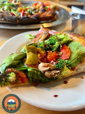 Vegan pizza  at Horn O Plenty in Bedford