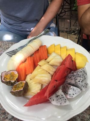 big fruit salad at Blue Diamond in Chiang Mai
