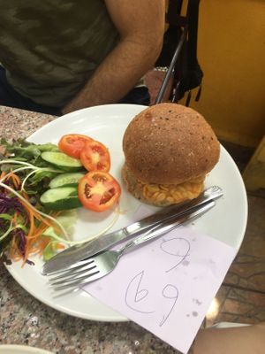 vegan sandwich #6 at Blue Diamond in Chiang Mai